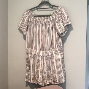 END OF YEAR SALE! | LOFT Stripped Romper